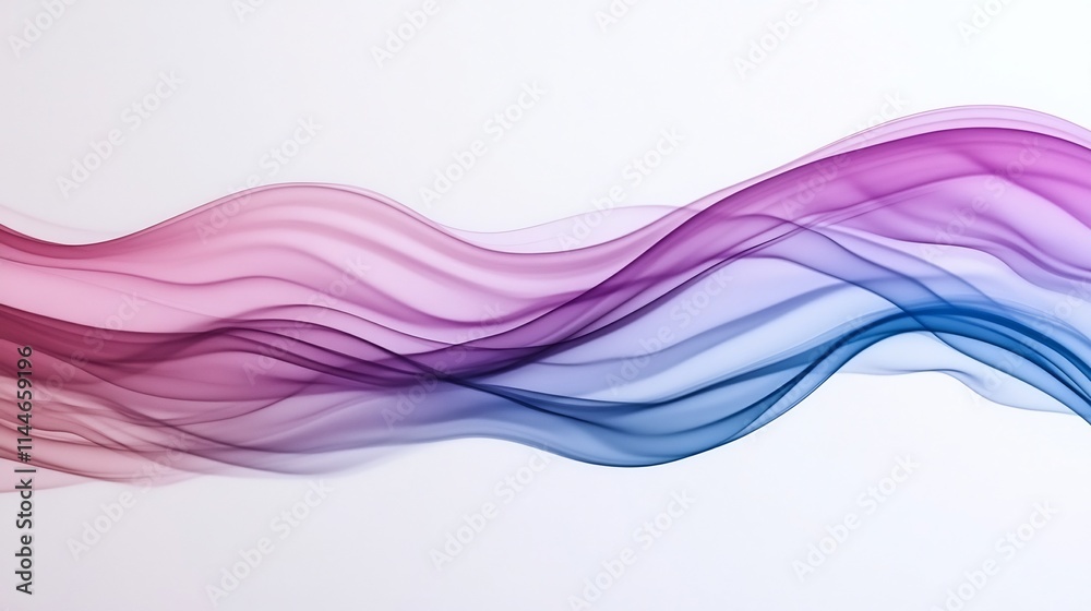 Flowing Violet and Blue Ethereal Waves in Elegant Minimalist Background Design Flowing Violet and Blue Ethereal Waves in Elegant Minimalist Background Design