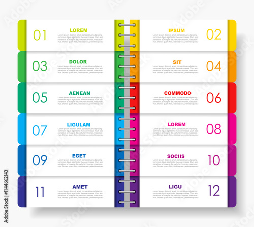 Infographic design template with place for your data. Vector illustration.