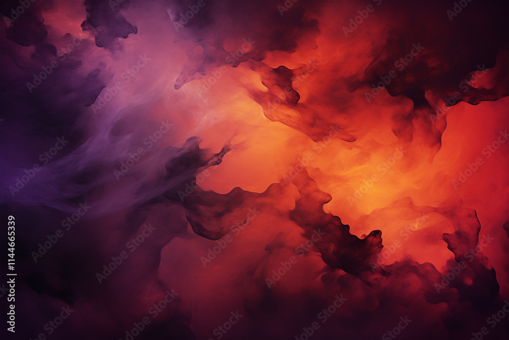 Fototapeta premium Dramatic Cloudscape in Digital Art