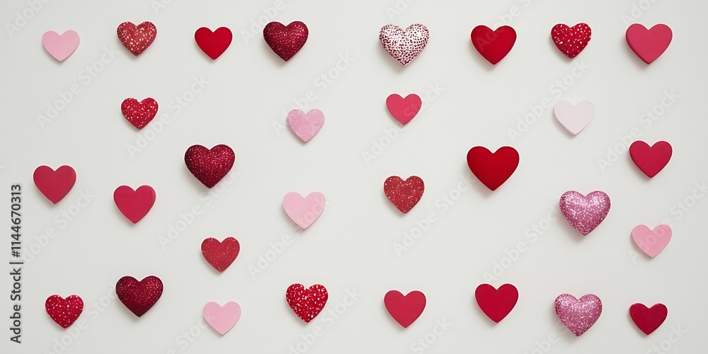 hearts with shadows concepts, photography, color image, heart shape, design, symbol, white ,5 hearts with shadows concepts, photography, color image, heart shape, design, symbol, white ,5