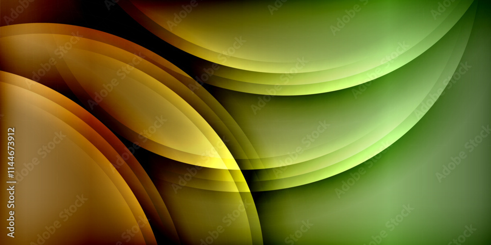 Fototapeta premium Bright lines background. Gradient geometric template wallpaper