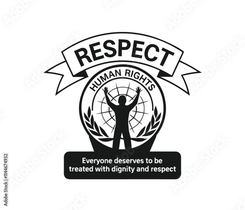 Powerful Human Rights Symbol, Promoting Dignity and Respect.