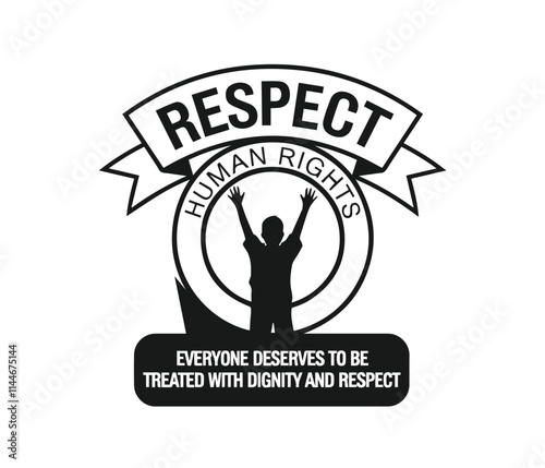 Powerful Human Rights Symbol, Promoting Dignity and Respect.