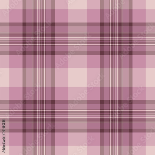 Floor seamless pattern vector, king tartan textile background. Bold check plaid fabric texture in pink and pastel colors.