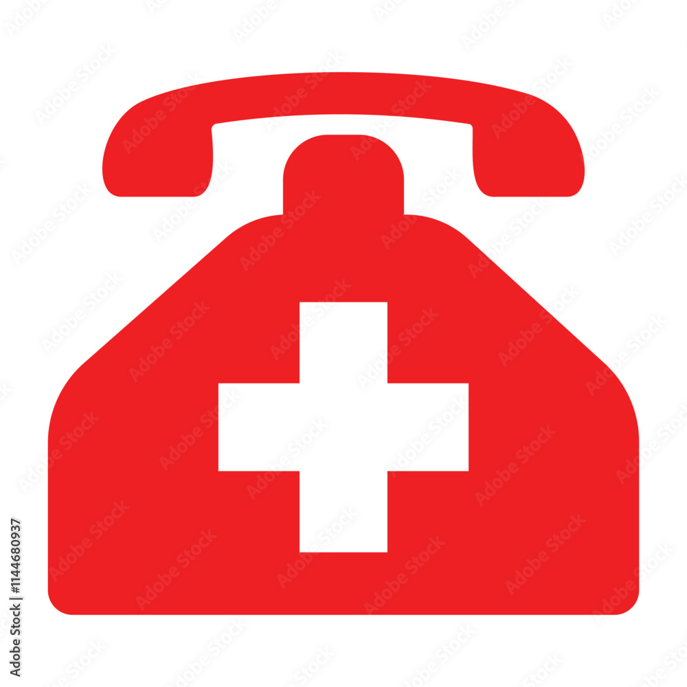 Emergency call icon. Emergency call icon, vector from hospital collection. Icon emergency call doctor, medicine and health. Hotline concept. Vector illustration. Emergency call icon. Emergency call icon, vector from hospital collection. Icon emergency call doctor, medicine and health. Hotline concept. Vector illustration.