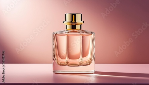 perfume bottle isolated on white background