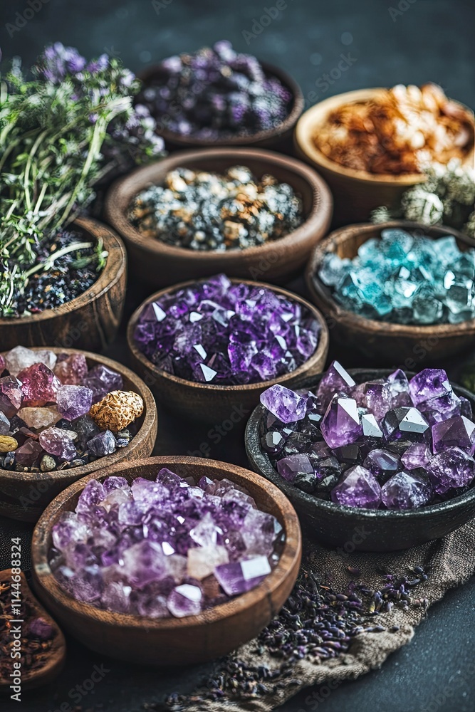 colorful beautiful natural crystals. Selective focus. colorful beautiful natural crystals. Selective focus.