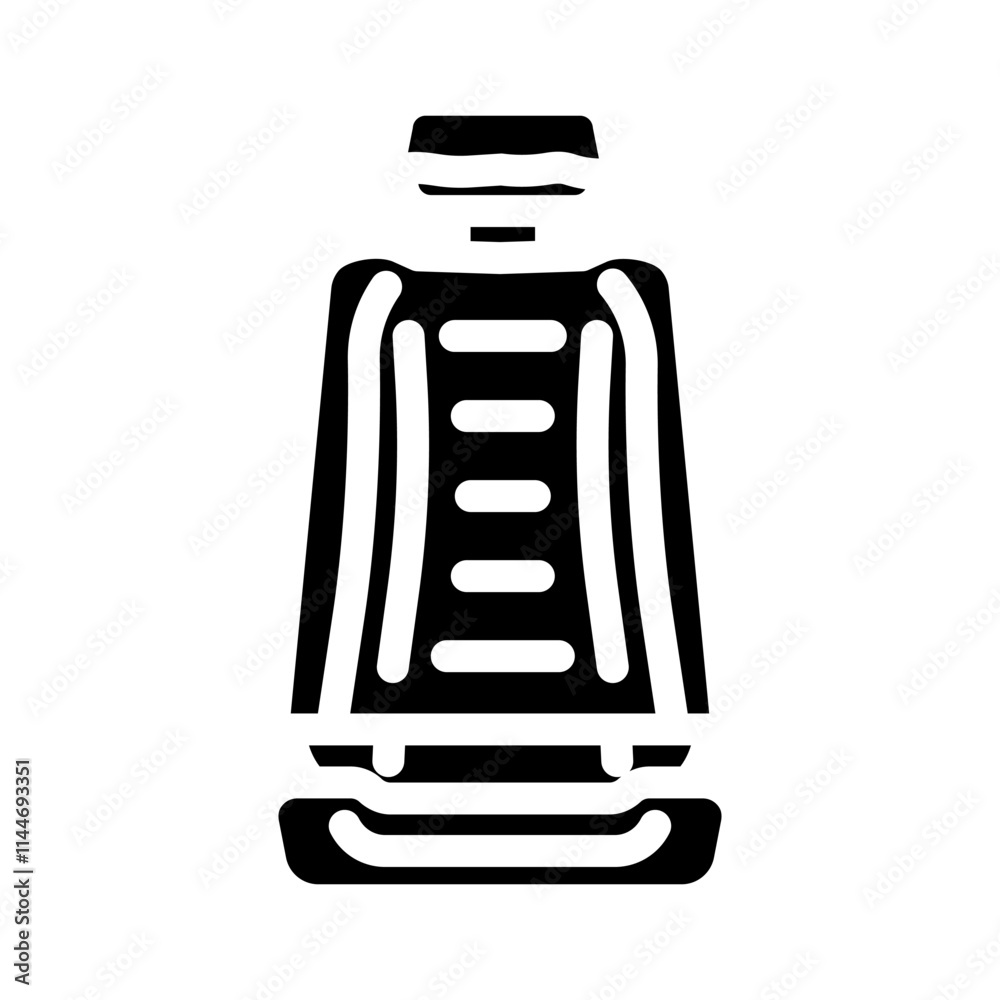 seat cover accessory glyph icon vector. seat cover accessory sign. isolated symbol illustration seat cover accessory glyph icon vector. seat cover accessory sign. isolated symbol illustration