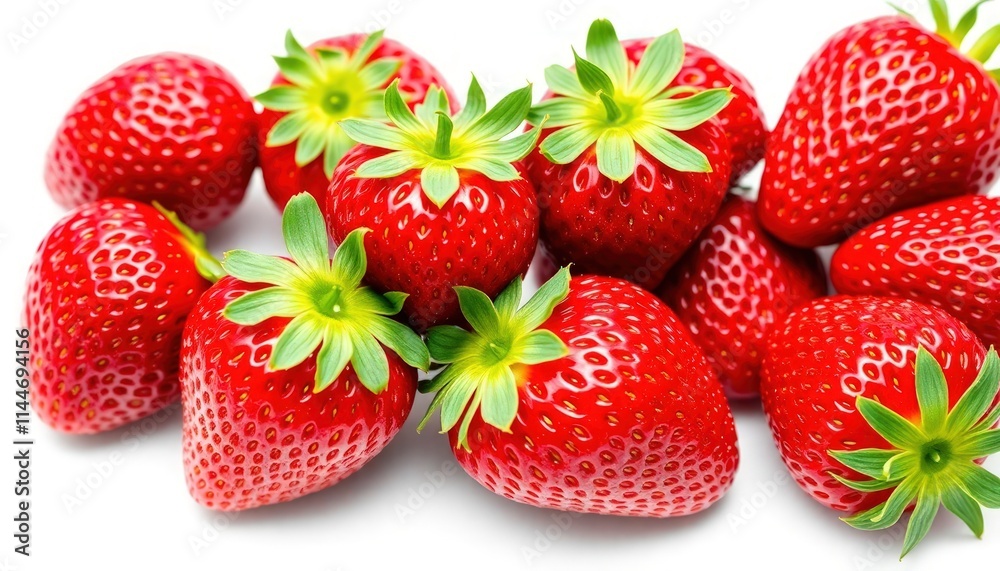 Strawberry Isolated On White Background Strawberry Isolated On White Background
