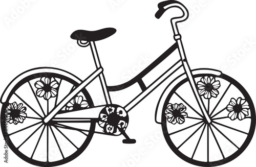 "Pedals of Joy: A Whimsical Bicycle Adventure"