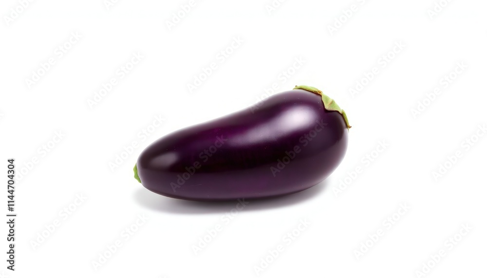Eggplants Isolated On White Background Eggplants Isolated On White Background