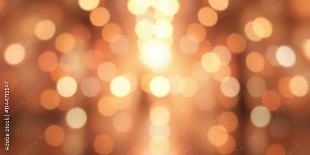 Obraz premium Abstract blurred lights, customizable color palettes and intensity, dark, banner
