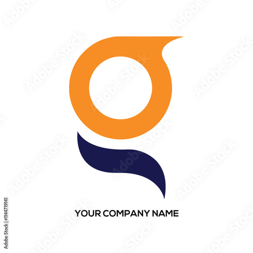 Letter G Simple Logo Design Element