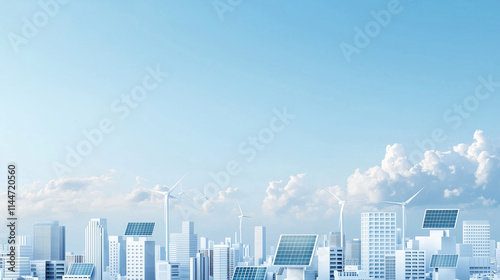 Sustainable Cityscape: Sola...