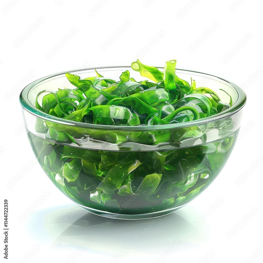 Freshly Picked Healthy Green Leaves Arranged in a Transparent Glass Bowl Ideal for Preparing Nutritious Salads Side Dishes or Main Meals The Vibrant Freshly Picked Healthy Green Leaves Arranged in a Transparent Glass Bowl Ideal for Preparing Nutritious Salads Side Dishes or Main Meals The Vibrant