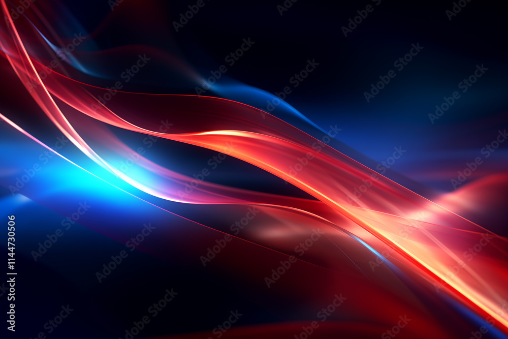 Abstract Technology Flow with Motion Blur and Depth of Field Abstract Technology Flow with Motion Blur and Depth of Field