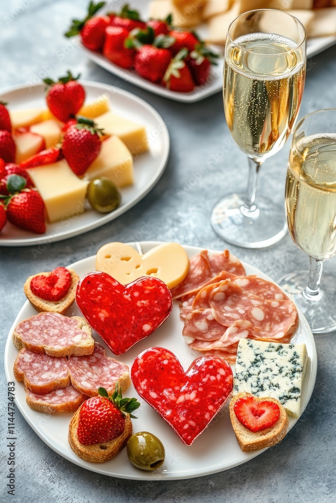 Valentine's Day Heart Snacks.