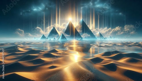 pyramids, energy absorbtion, desert
