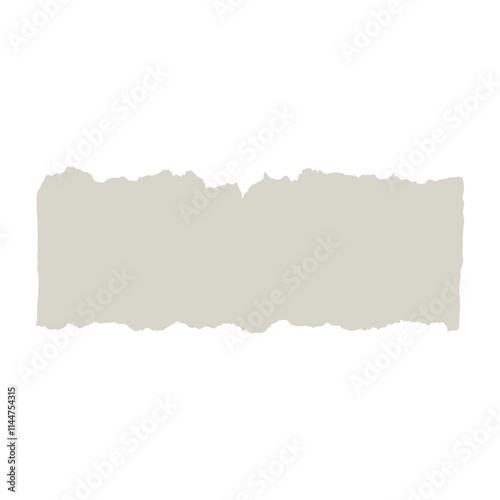Illustration of an Torn Ripped Paper