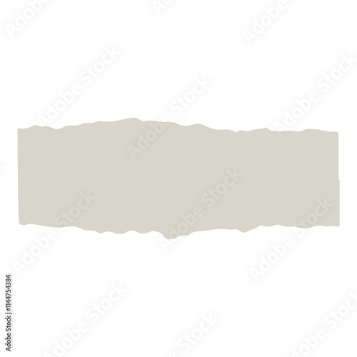 Illustration of an Torn Ripped Paper