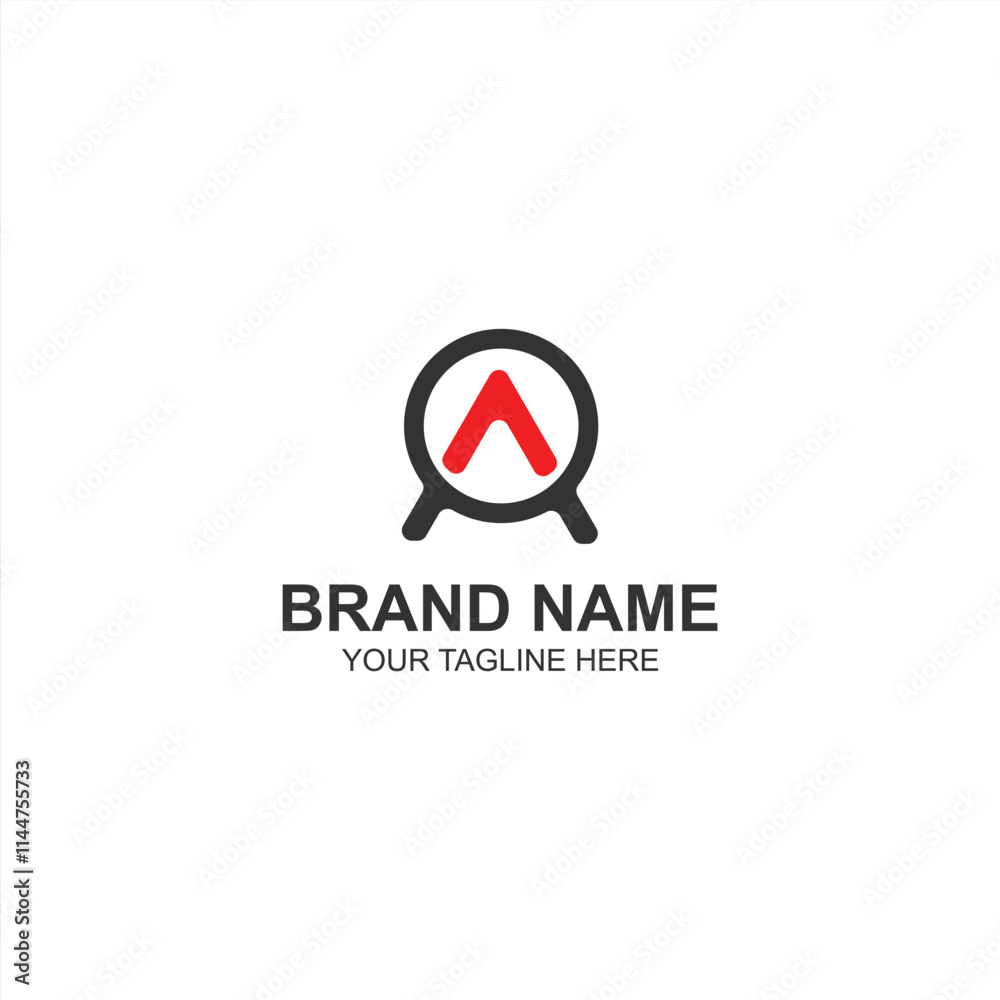 brand logo oa initial icon with creative vector illustration