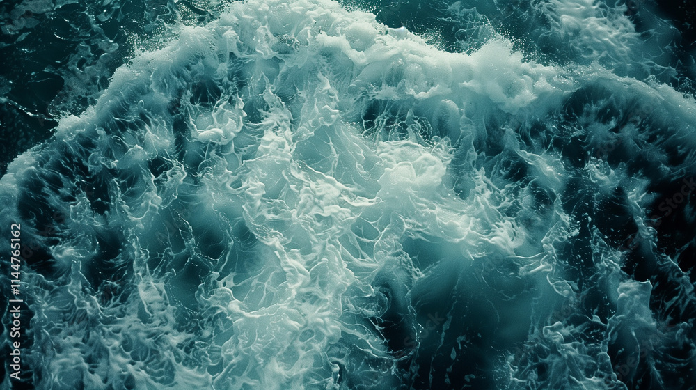 Fototapeta premium Close up of waves, high detail 4K