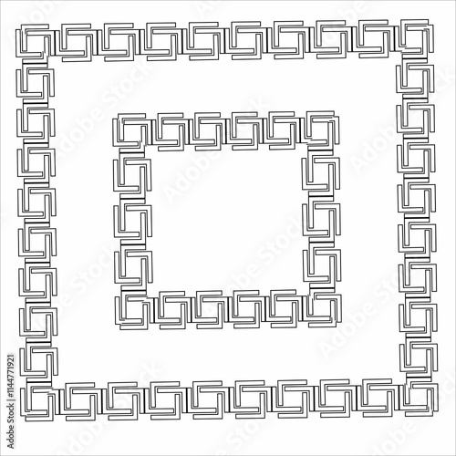 illustration of a pattern with squares