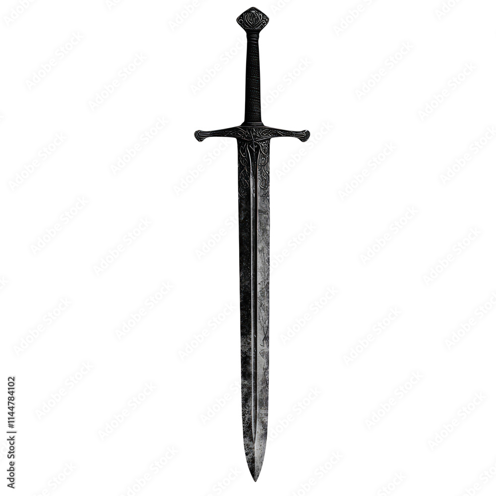 Medieval Sword Isolated on White Background Ancient Weapon Knight Templar Crusader Blade Fantasy RPG Metal Sharp Edged Weaponry Cutlass Rapier Dagger Historic Battle Warrior Combat Fighting Steel Medieval Sword Isolated on White Background Ancient Weapon Knight Templar Crusader Blade Fantasy RPG Metal Sharp Edged Weaponry Cutlass Rapier Dagger Historic Battle Warrior Combat Fighting Steel