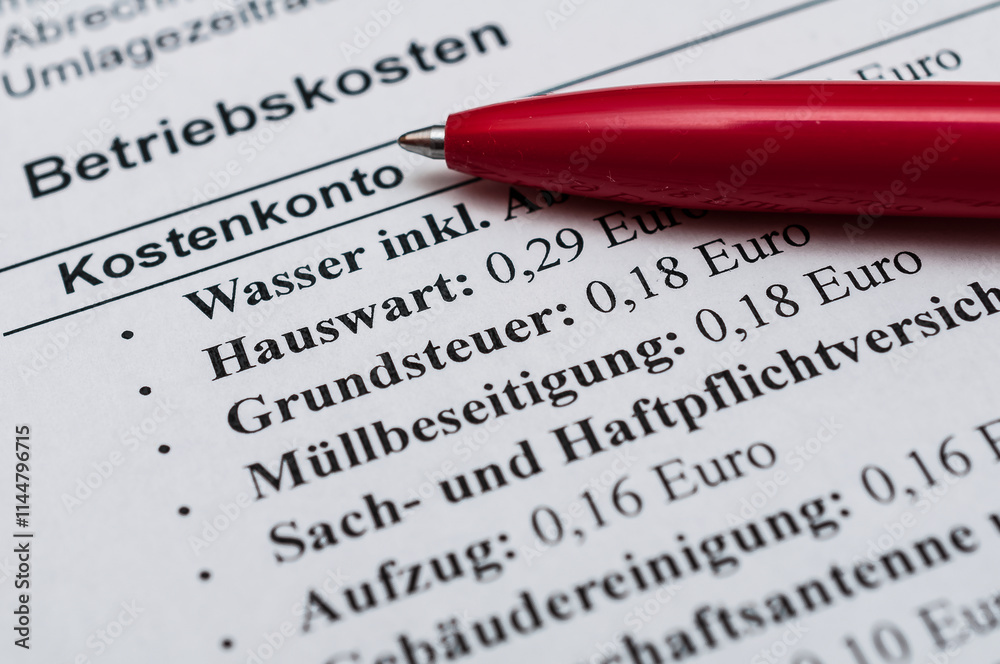 Betriebskostenabrechnung der privaten Haushalte Betriebskostenabrechnung der privaten Haushalte