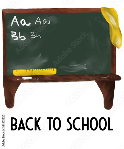 Back to school themed simple useful element:  chalkboard