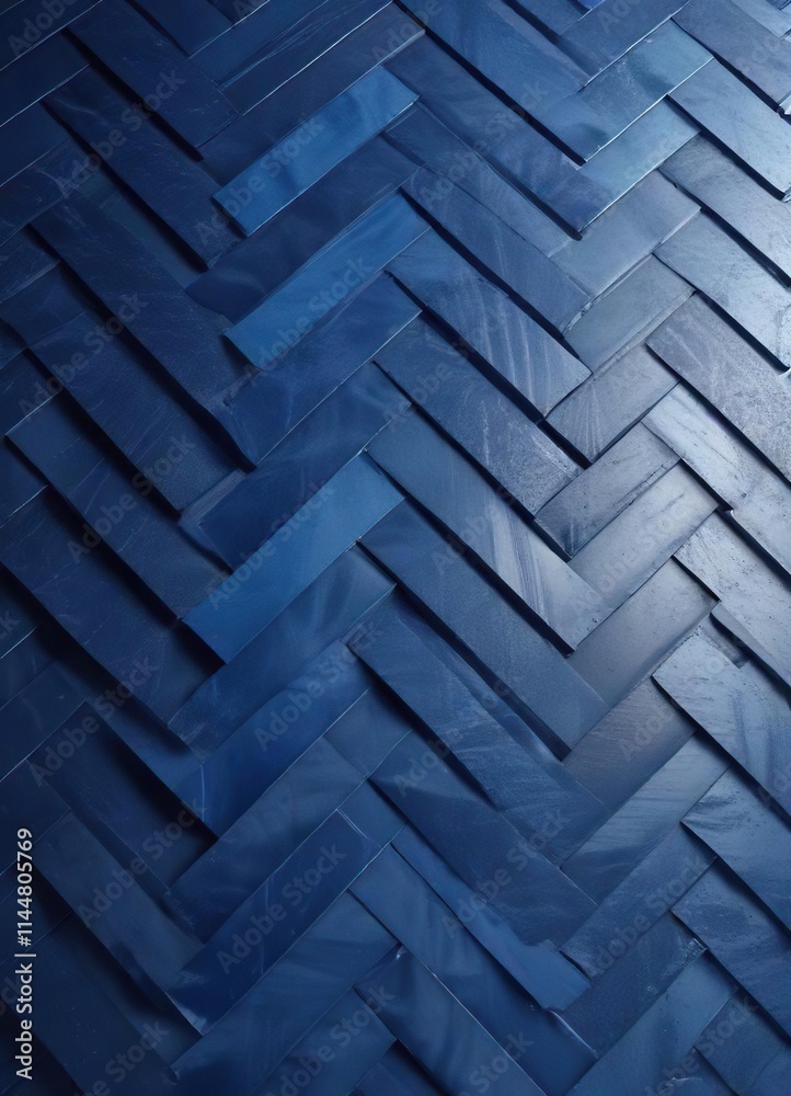 Abstract herringbone pattern in vibrant blue tones, contemporary, weave Abstract herringbone pattern in vibrant blue tones, contemporary, weave
