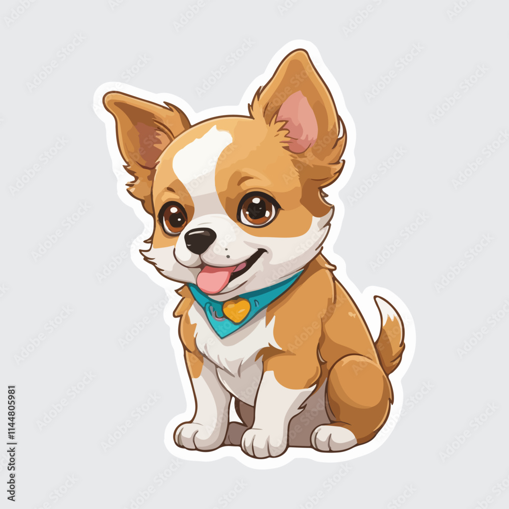 Cute Dog sticker icon Cute Dog sticker icon