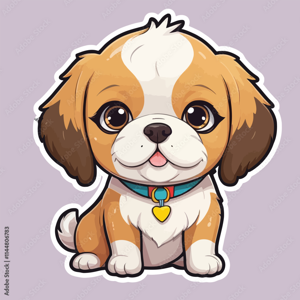 Cute Dog sticker icon Cute Dog sticker icon