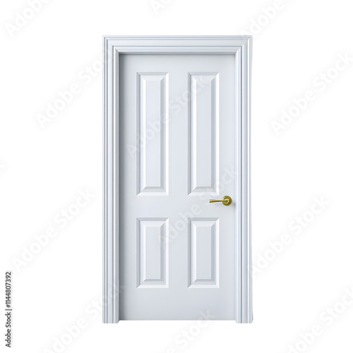 door isolated on white