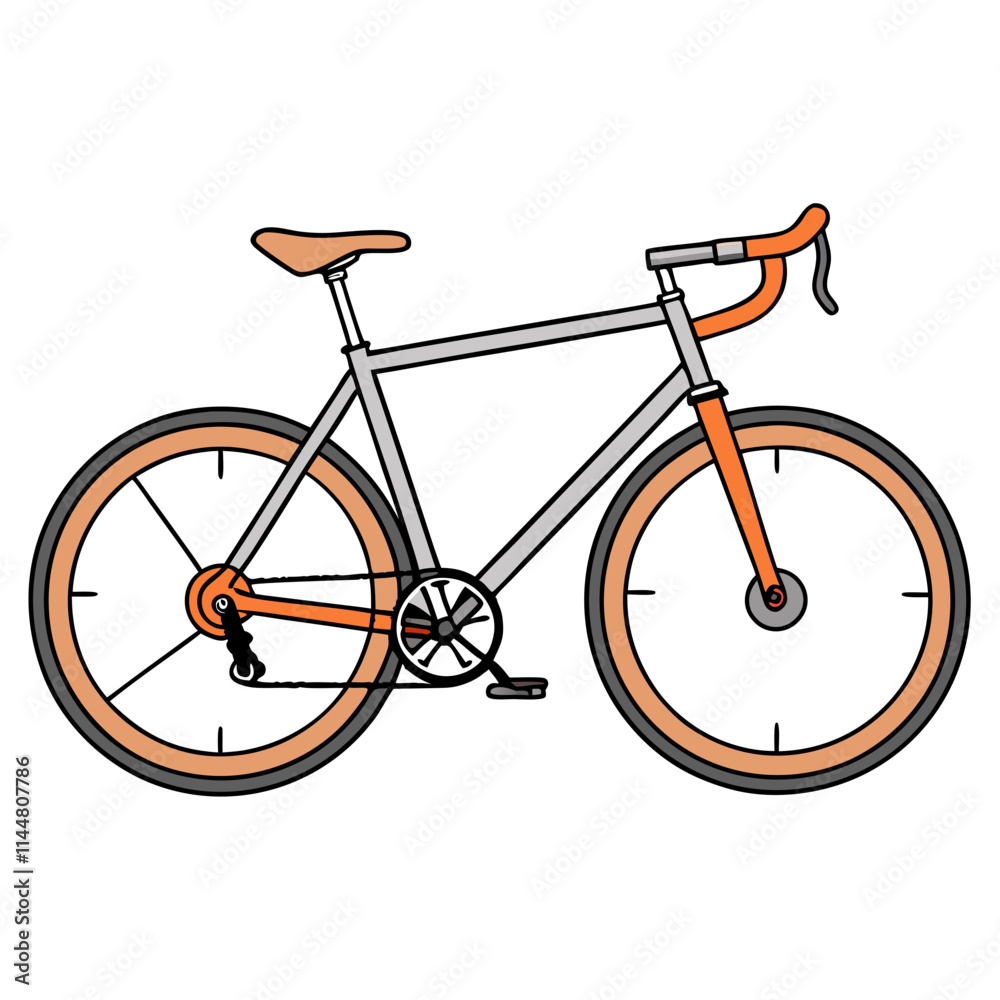Fototapeta premium illustration bicycle
