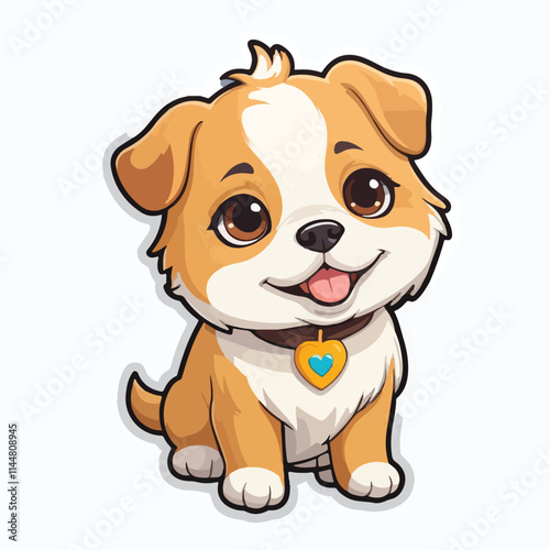 Dog sticker icon