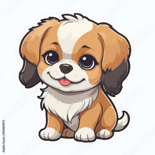 Dog sticker icon