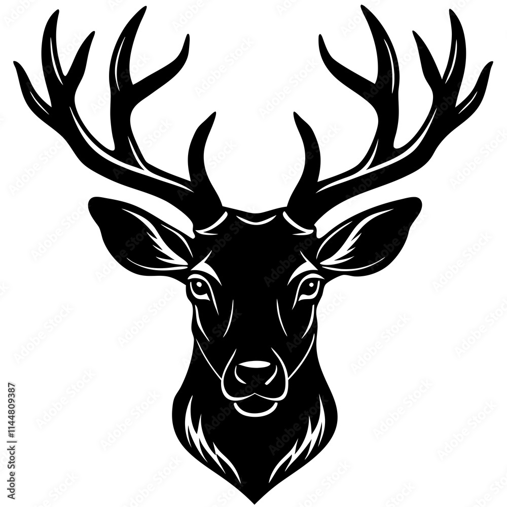 deer head vector deer head vector