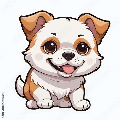 Dog sticker icon