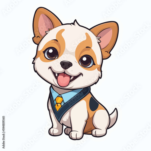 Dog sticker icon