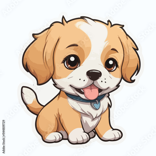 Dog sticker icon