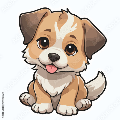 Dog sticker icon