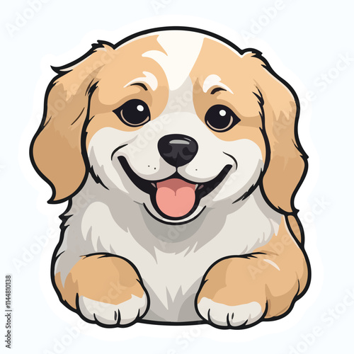 Dog sticker icon