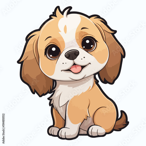Dog sticker icon