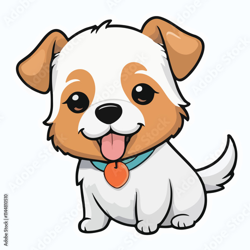 Dog sticker icon