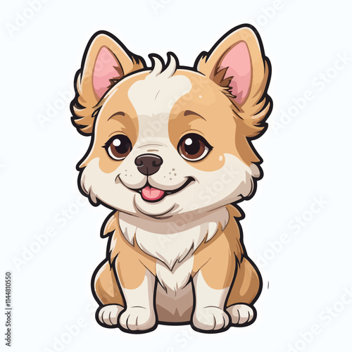 Dog sticker icon