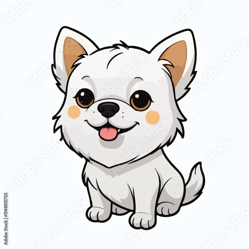 Dog sticker icon