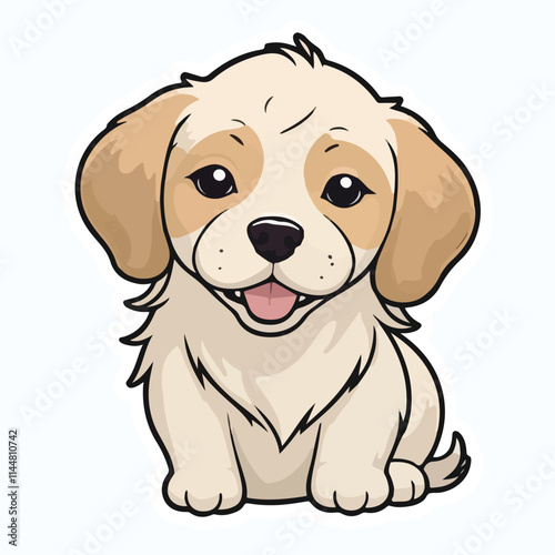 Dog sticker icon