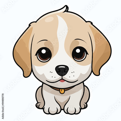 Dog sticker icon