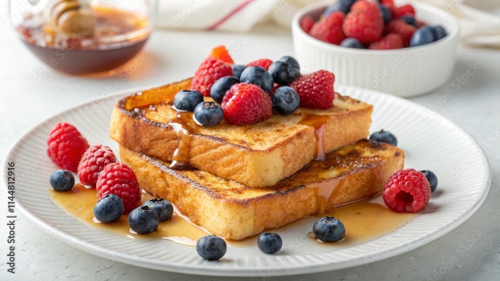 waffles with berries and cream waffles with berries and cream
